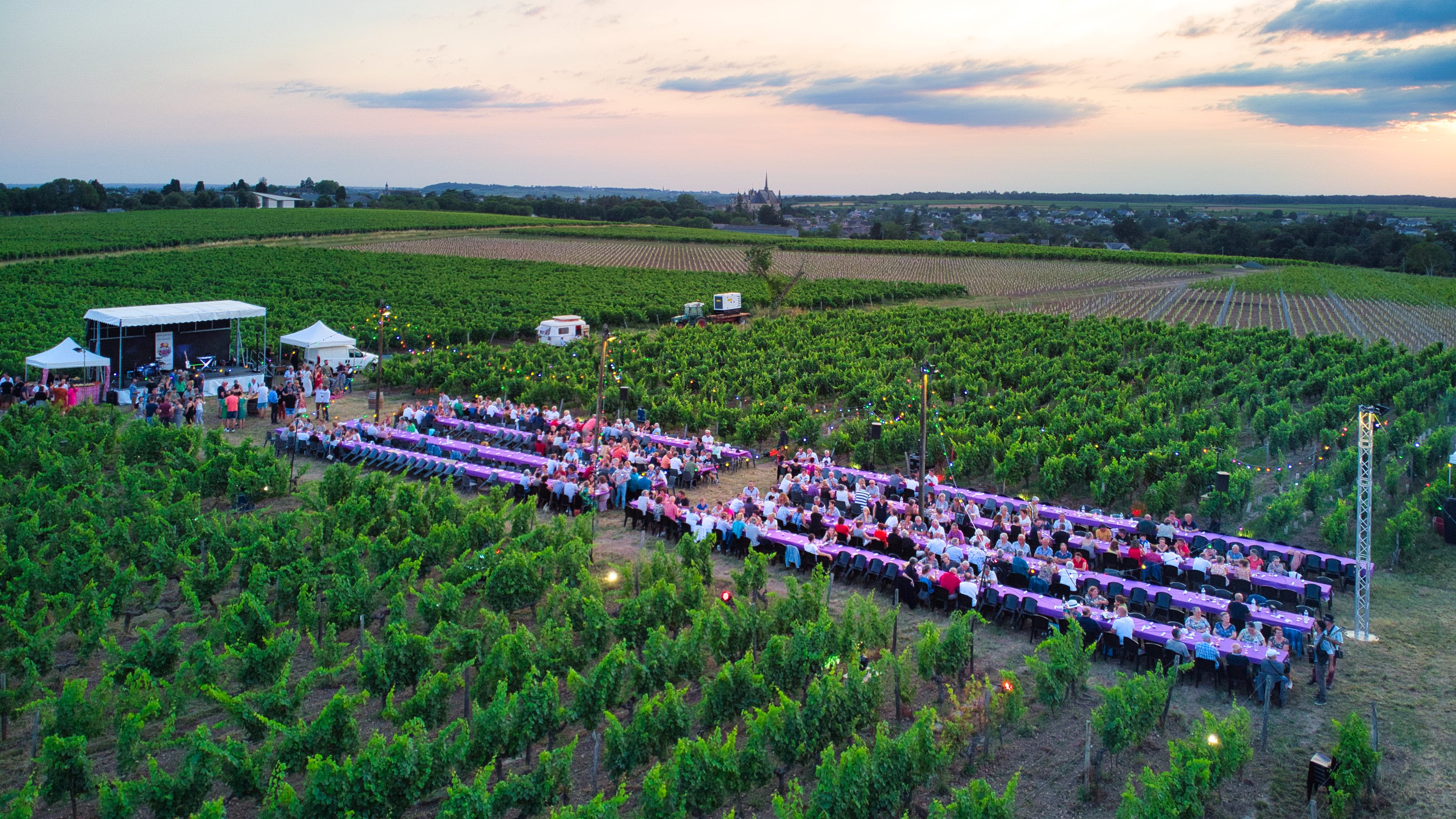 On dîne en vignes