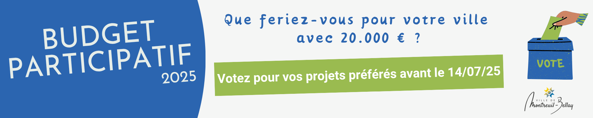 Votes budget participatif 2025