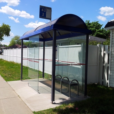 Projet A :  Abri pour l’attente des autobus Place de la gare