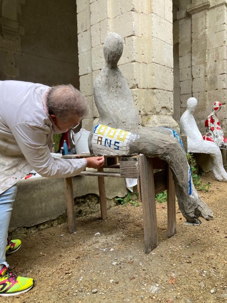 Résidence artistique : atelier sculpture avec Laure Duquesne