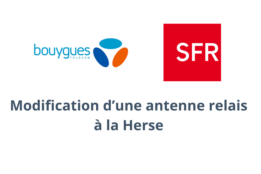 Modification d'une antenne Bouygues télécom & SFR