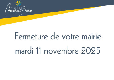 Fermeture de votre mairie le 11 novembre