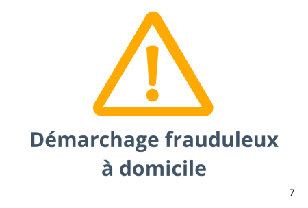 Attention au d&eacute;marchage frauduleux