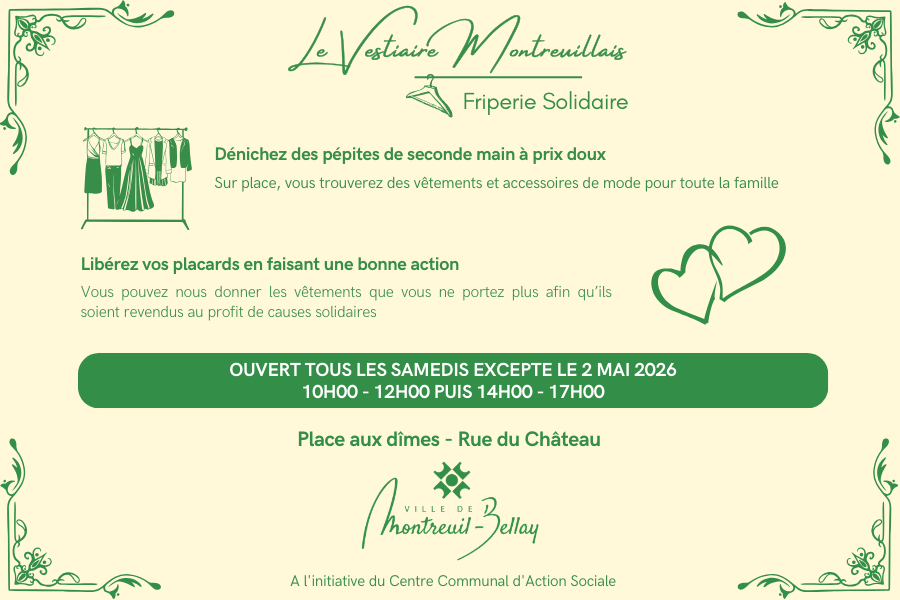 Votre friperie solidaire vous attend 