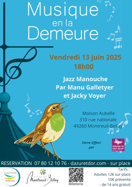 Musique en la demeure - Jazz manouche
