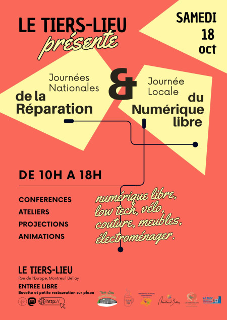 Journées nationales de la réparation et journée locale du numérique libre