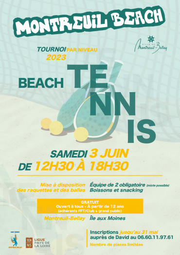 Tournoi de Beach Tennis