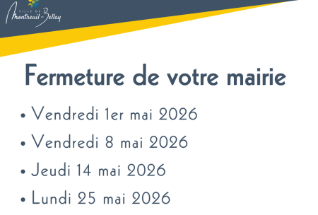 Fermeture de votre Mairie lors des jours f&eacute;ri&eacute;s